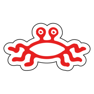 Flying Spaghetti Monster Sticker (Red)